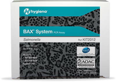Ensayos de PCR del sistema BAX® System Q7 para Salmonella KIT2012