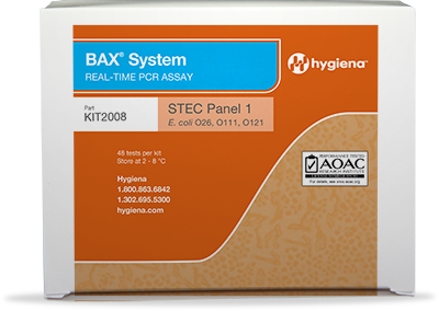 Ensayo de PCR en tiempo real del sistema BAX® System Q7 para E. coli O26, O111, O121 - STEC Panel 1