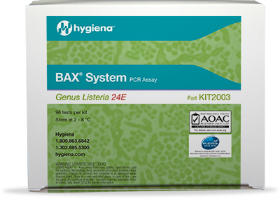 Ensayo de PCR del sistema BAX® System Q7 para el Género Listeria 24E