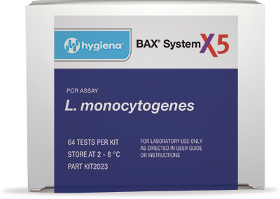Ensayos de PCR BAX® System X5 para L. monocytogenes