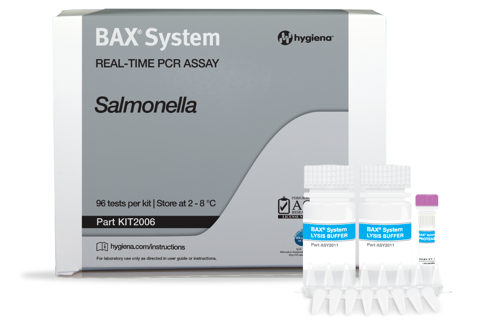 Deteccion de Salmonella BAX PCR Cuantificacion Hygiena Colombia