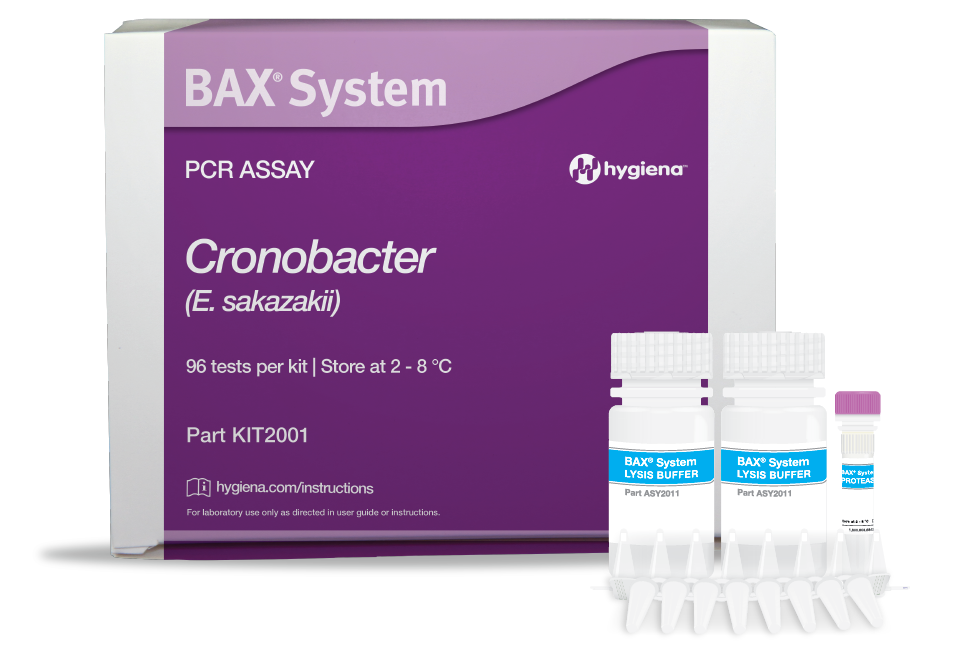 Detección de Cronobacter (E. sakazakii) por PCR a través del sistema BAX® de Hygiena. Colombia miuras bax pcr