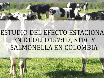 ESTUDIO DEL EFECTO ESTACIONAL EN E.COLI O157:H7, STEC NO O157 Y SALMONELLA EN COLOMBIA